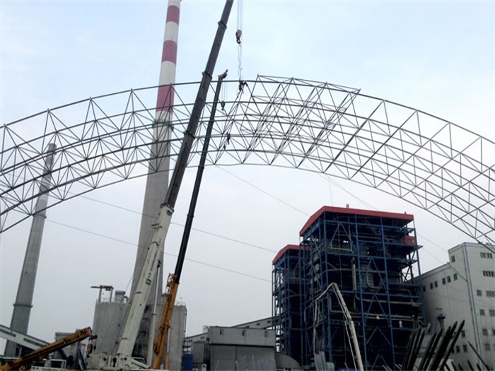 福建壶关商混站料仓网架